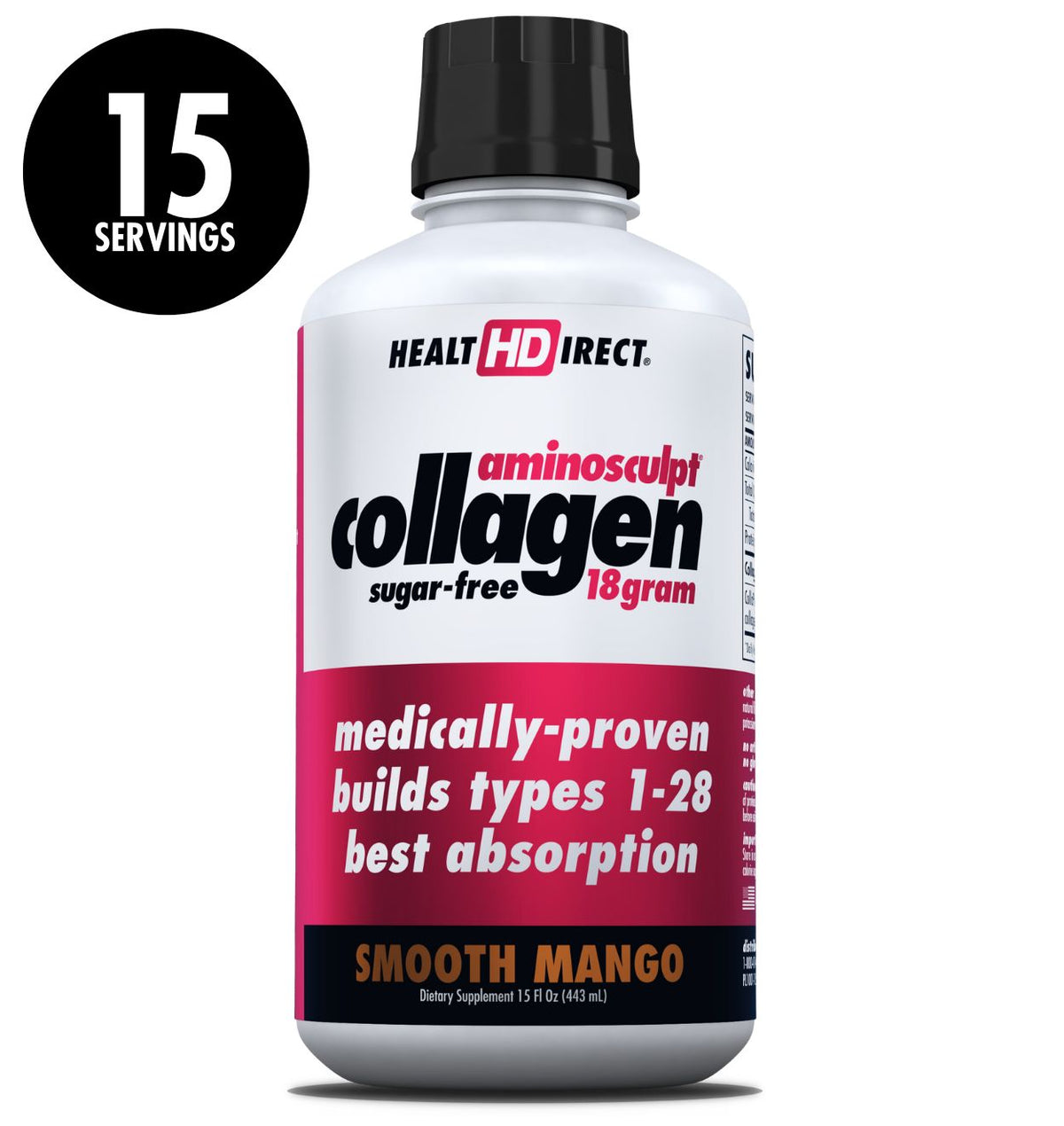 Health Direct AminoSculpt Collagen Sugar-Free 18 Gram - Smooth Mango