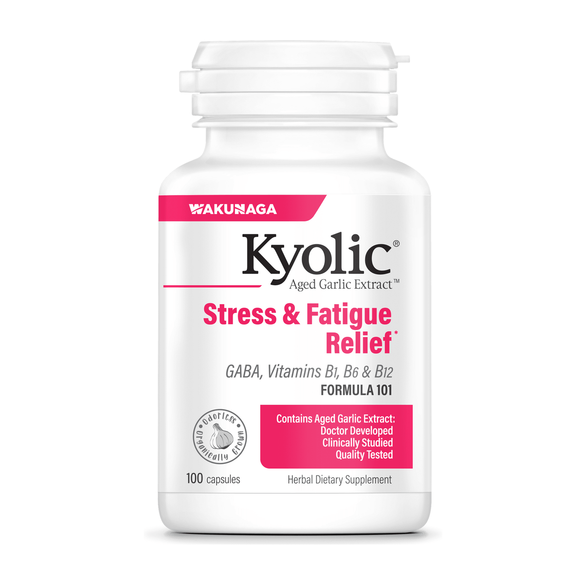 Kyolic Aged Garlic Extract Stress & Fatigue Relief Formula 101