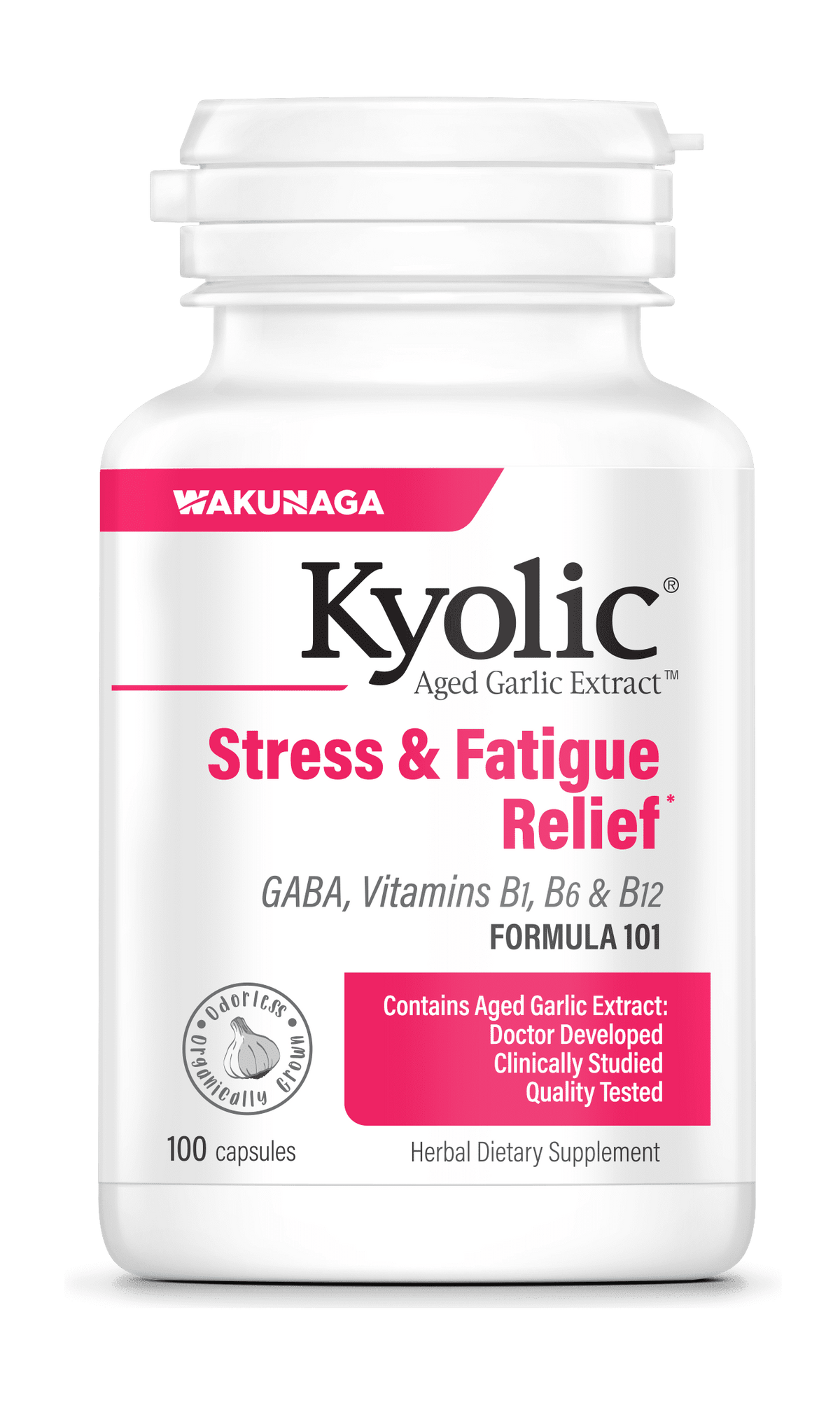 Kyolic Aged Garlic Extract Stress & Fatigue Relief Formula 101
