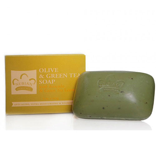 Nubian Heritage Olive Oil & Green Tea Bar Soap