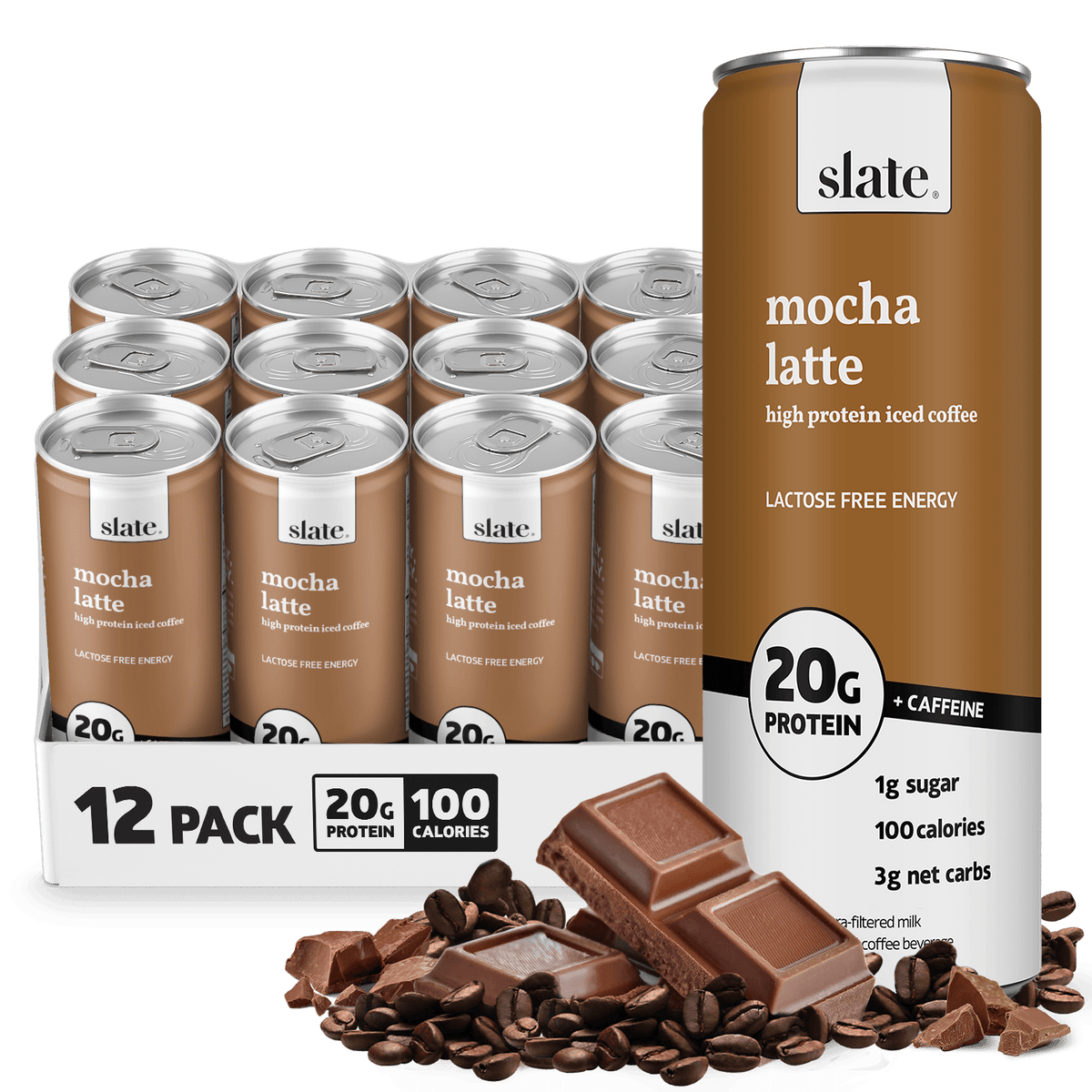 Slate Mocha Latte High Protein Iced Coffee