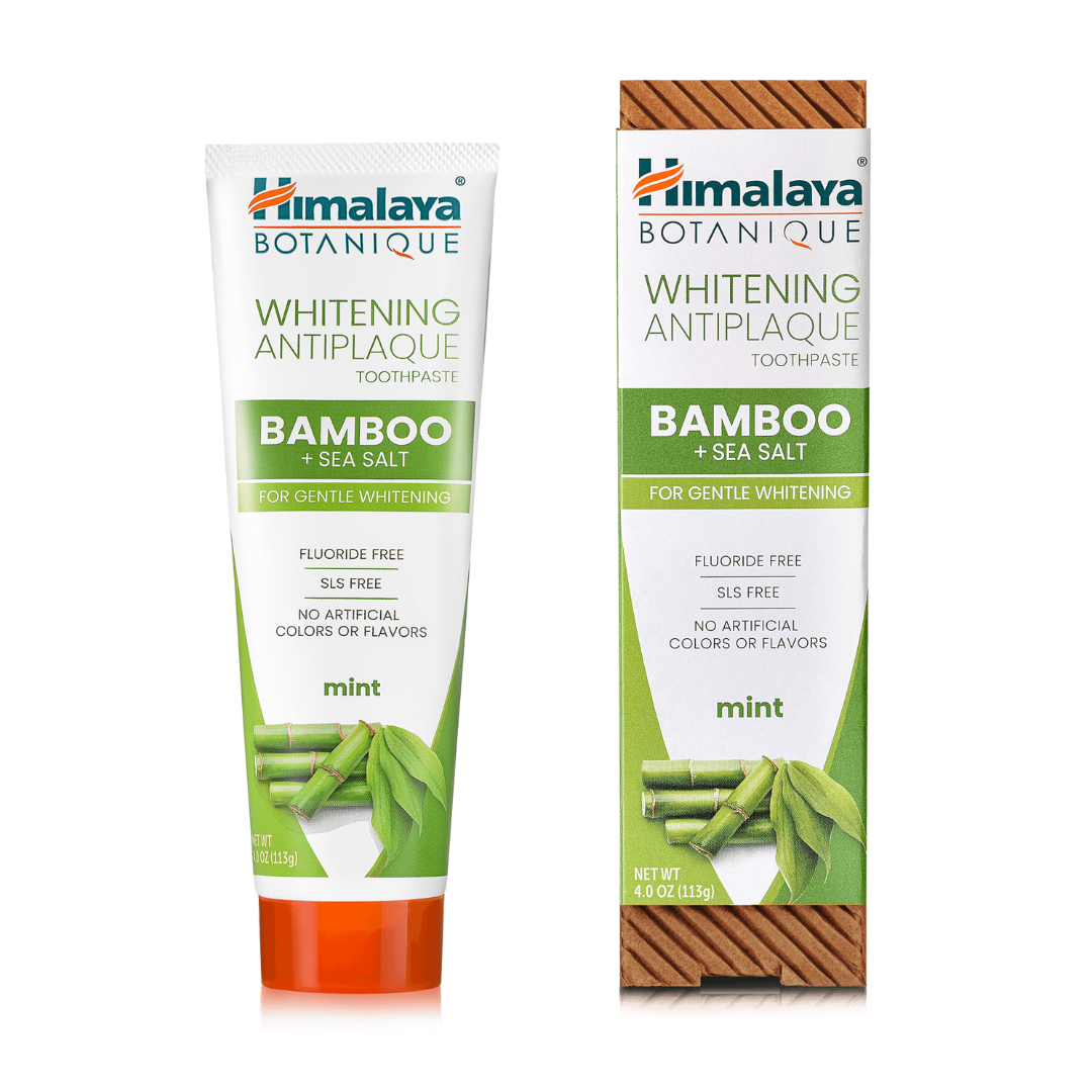 Himalaya Wellness Whitening Antiplaque Bamboo & Sea Salt Mint Toothpaste