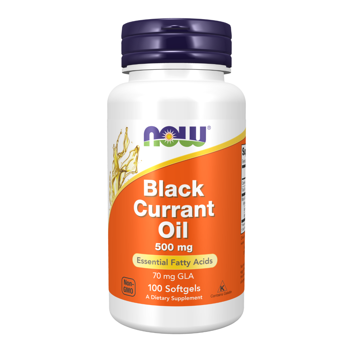 NOW Foods Black Currant Oil 500mg - 100 Softgels