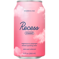 Recess Mood Sparkling Water, Strawberry Rose 4 x 12 fl oz