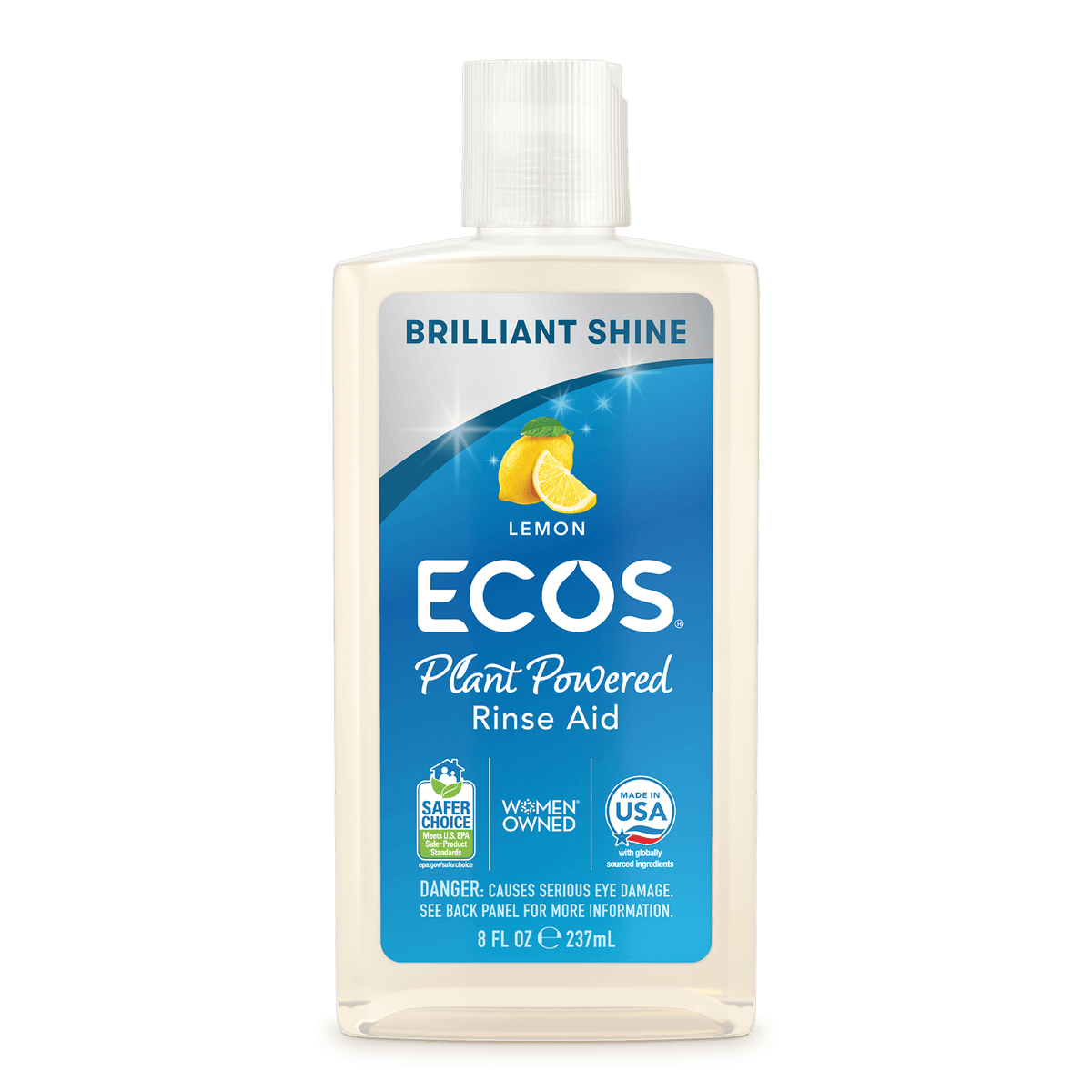 ECOS Rinse Aid - Lemon 8 fl oz