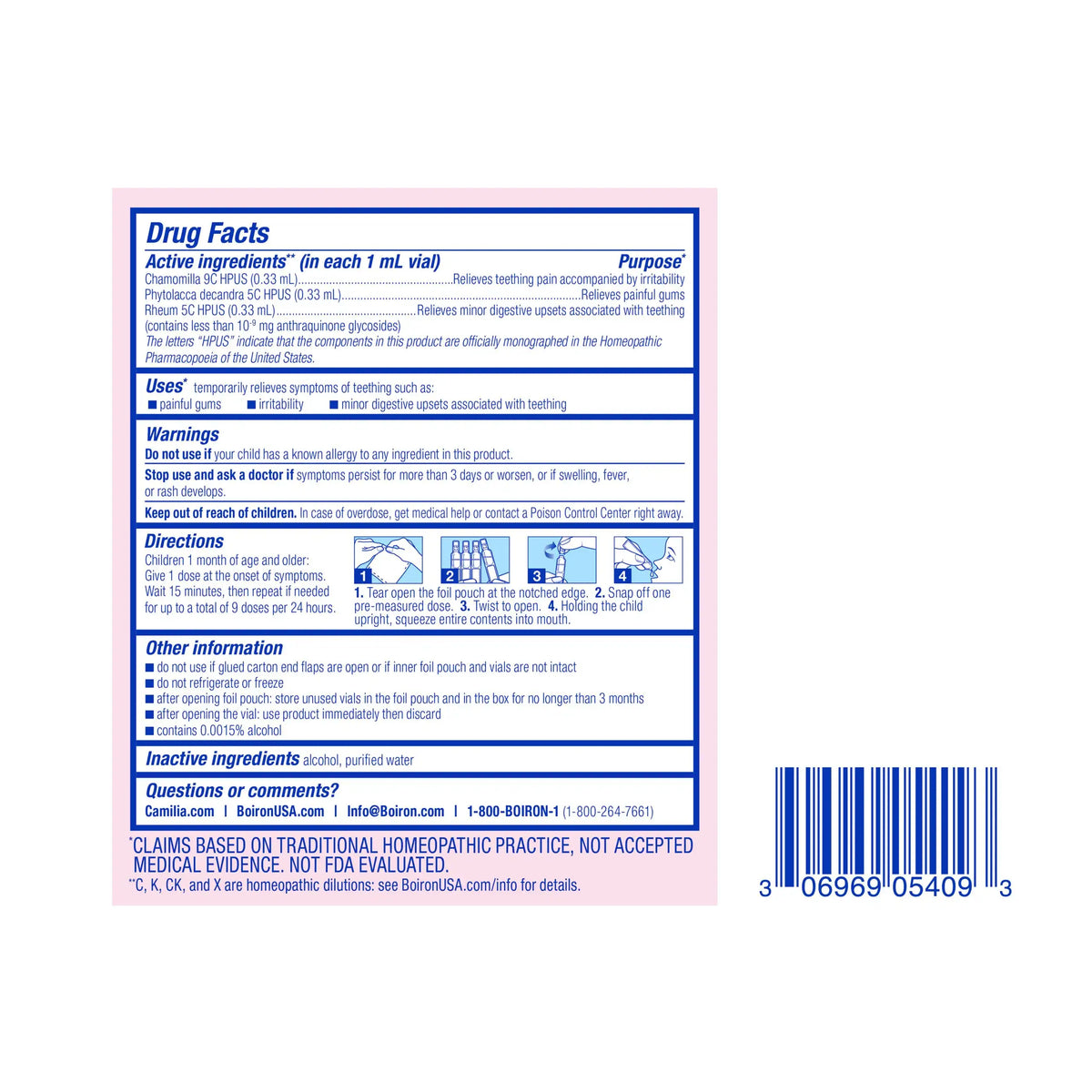 Boiron Camilia Original Liquid Doses
