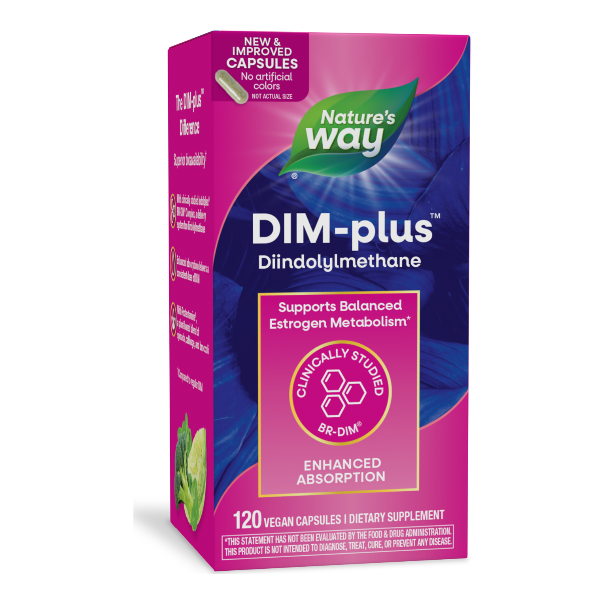 Nature's Way Dim Plus - 120 Capsules