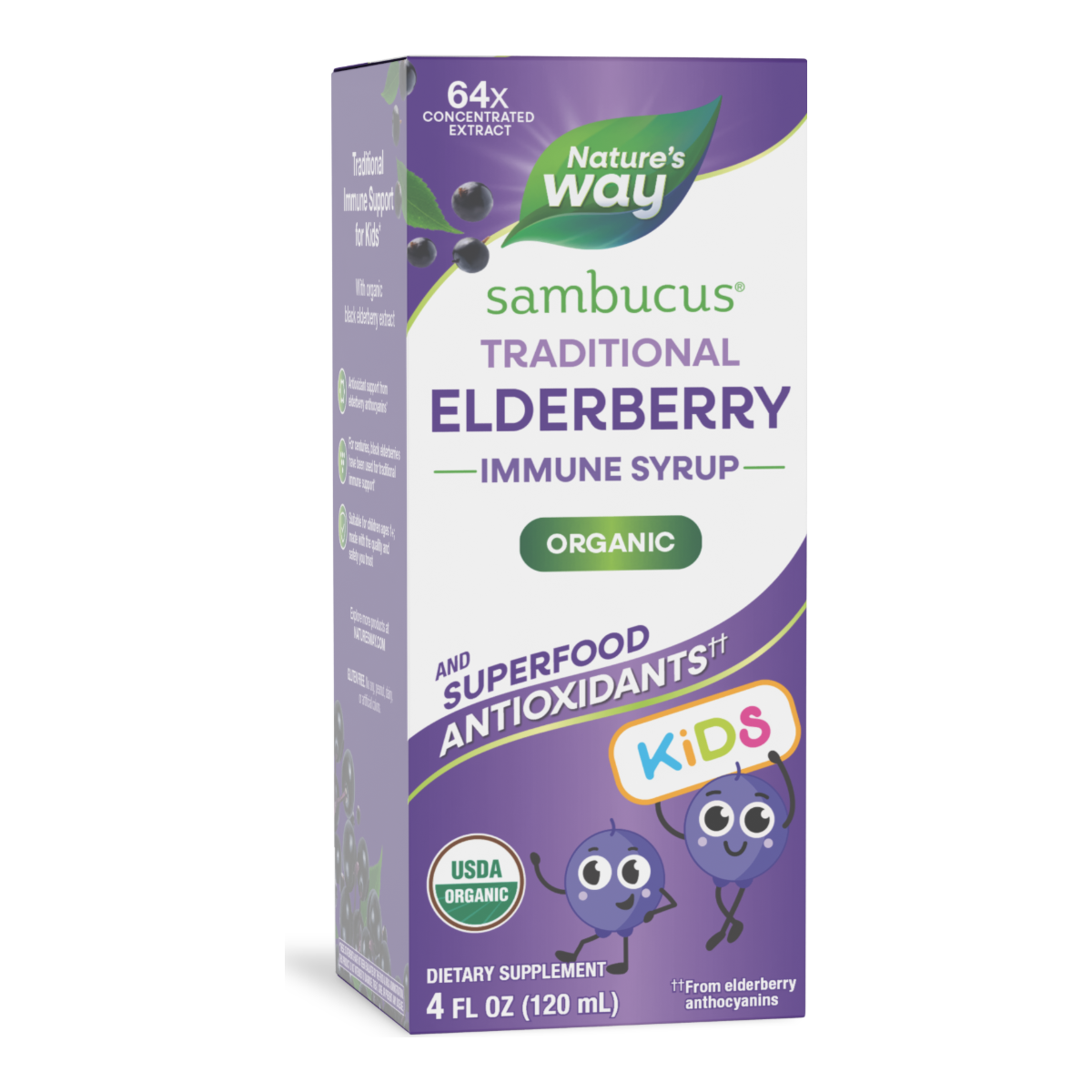 Nature's Way Sambucus Kid's Liquid Organic - 4 fl oz