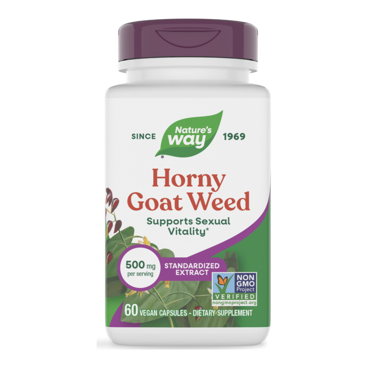 Nature's Way Horny Goat Weed - 60 Capsules