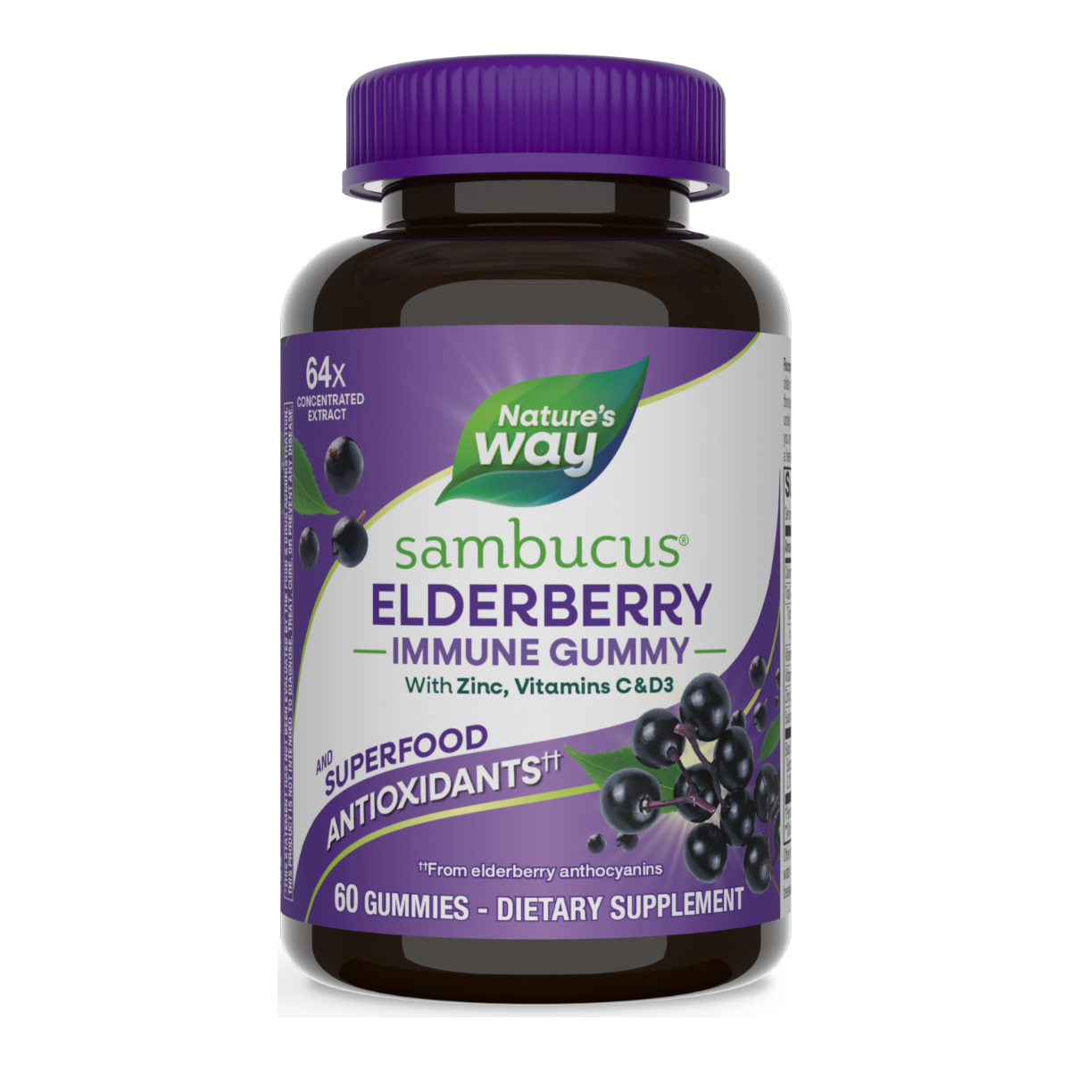 Nature's Way Sambucus Gummy - 60 Gummies