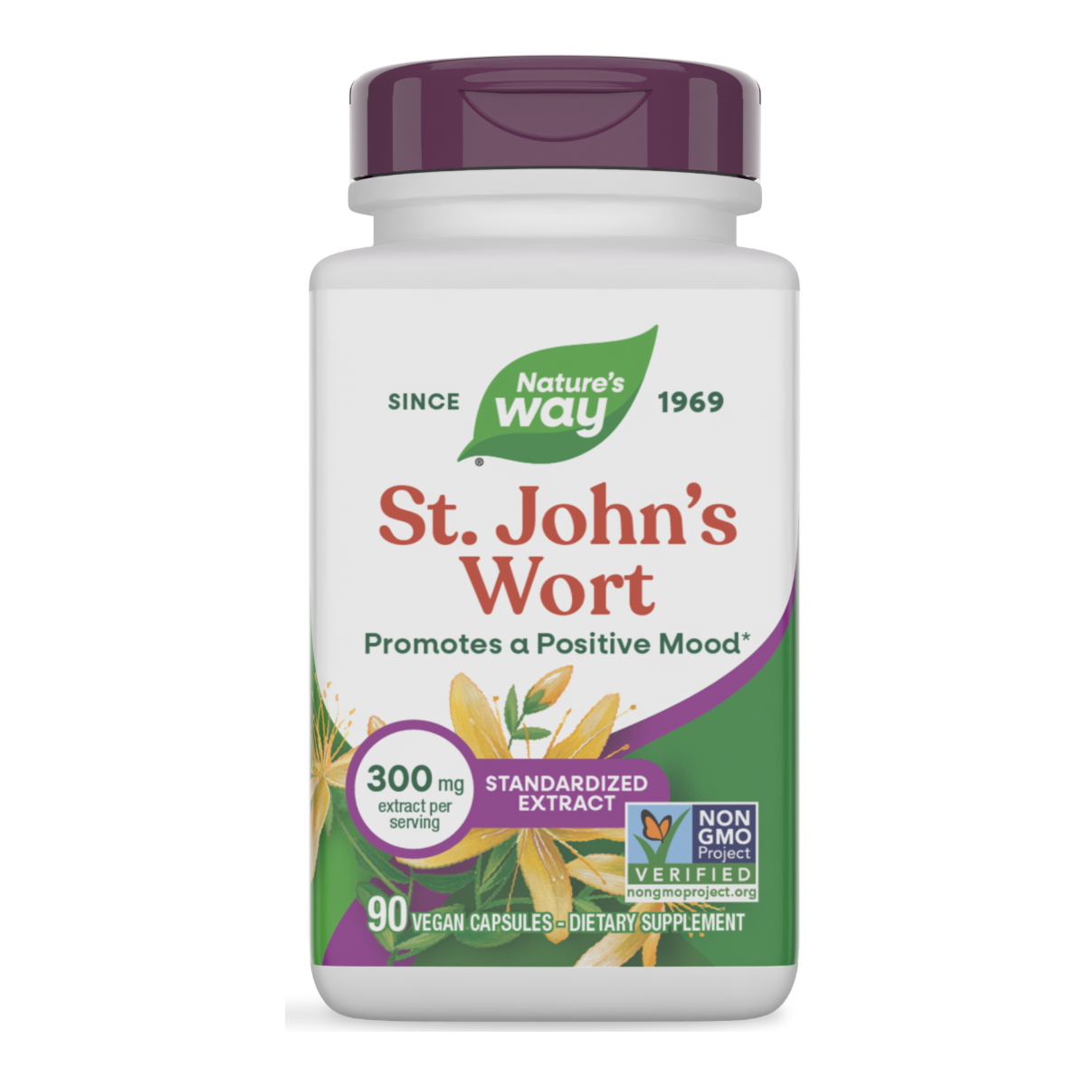 Nature's Way St John's Wort - 90 Vegetable Capsules