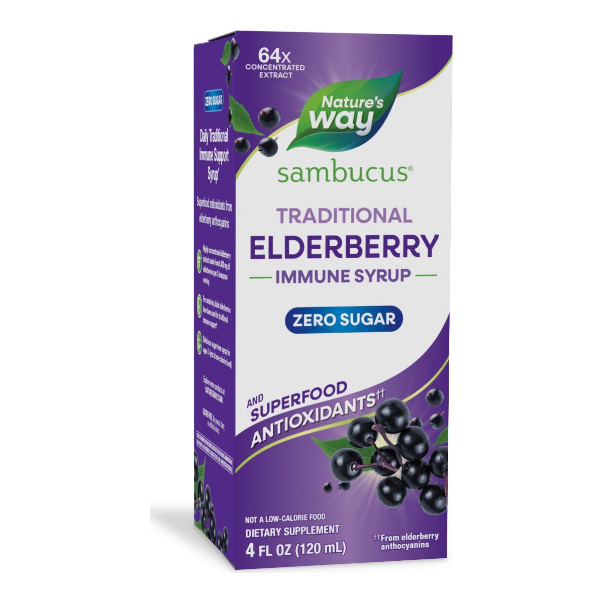 Nature's Way Sambucus Sugar-Free Syrup - 4 oz