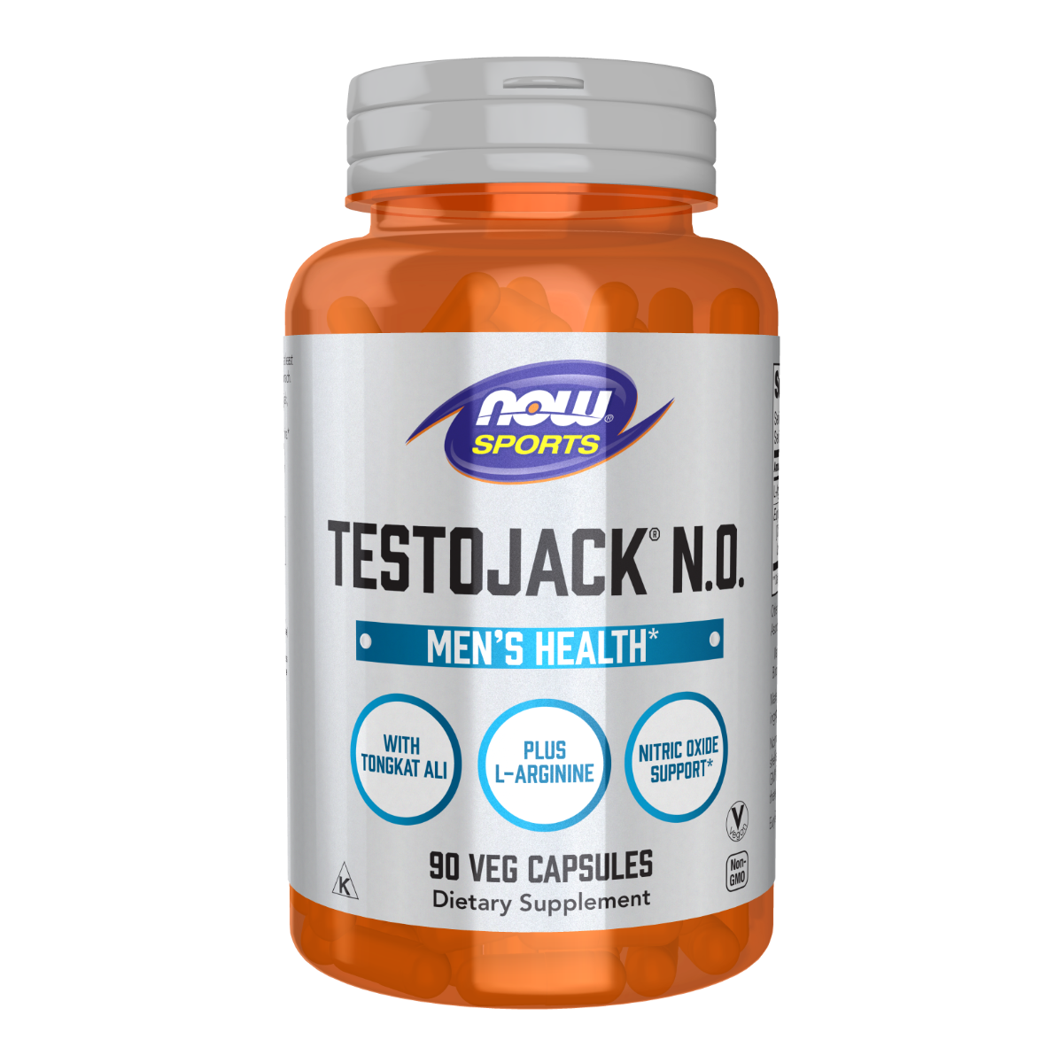 NOW Foods Testojackr N.o. 90 Vcaps - 90 Vegetable Capsules