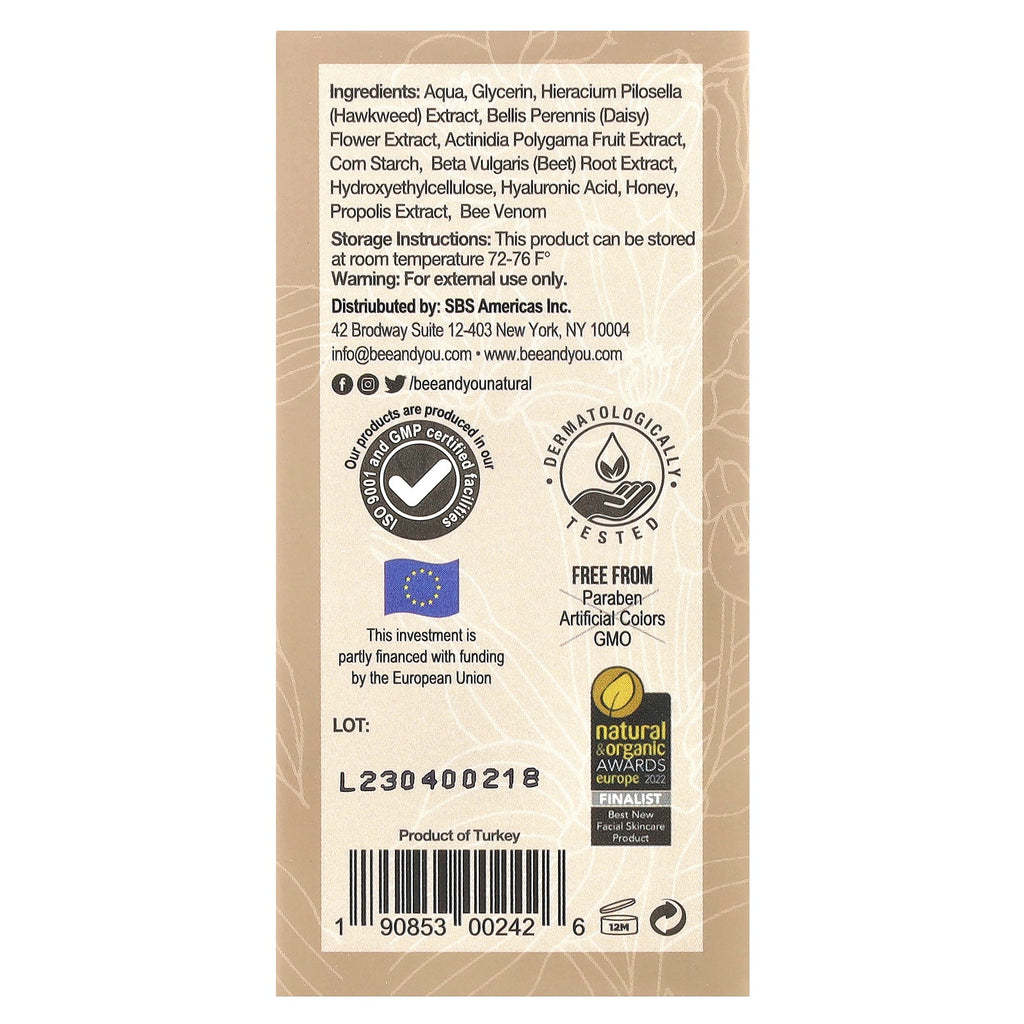 Bee & You Moisturizing Anti-Aging Eye Contour Serum with Bee Venom - additional view 2