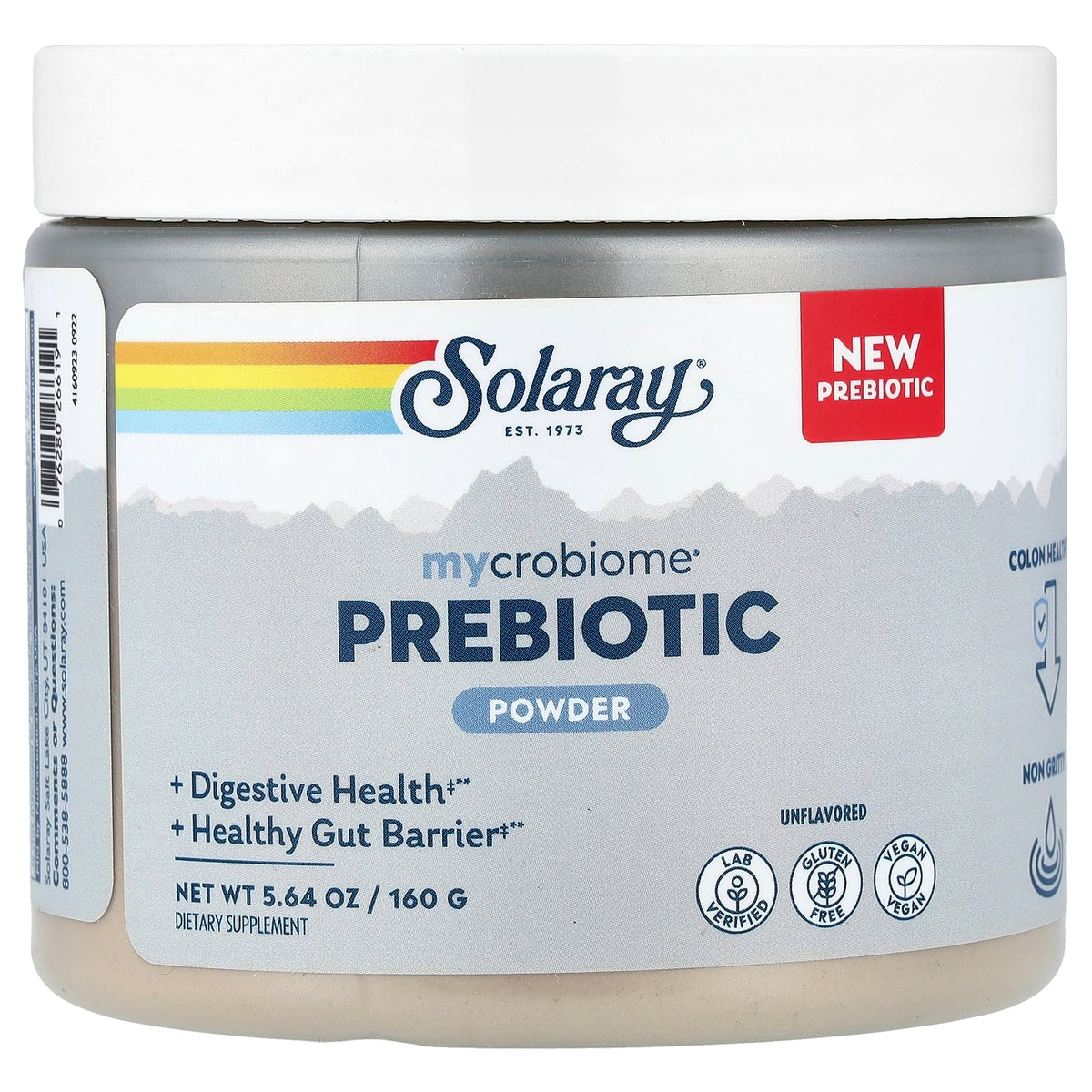 Solaray Mycrobiome Prebiotic Powder Unflavored