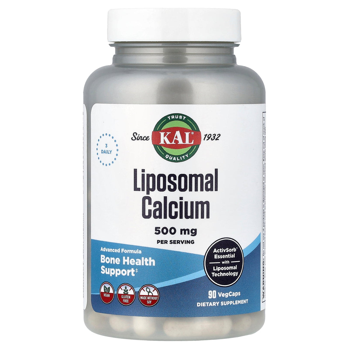 KAL Liposomal Calcium 500 mg - additional view 1
