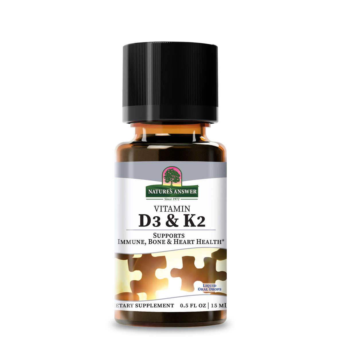 Nature's Answer Vitamin D3 & K2 Drops