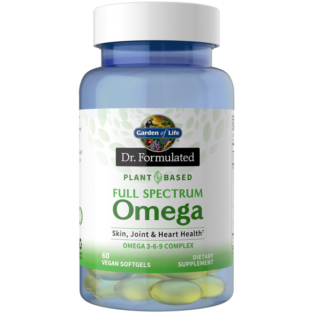 Garden of Life Dr. Formulated Full Spectrum Plant Based Omega Softgels
