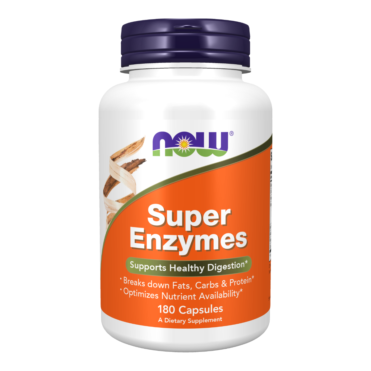 NOW Foods Super Enzyme Capsules - 180 Capsules