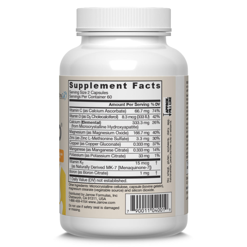 Supplement Facts for Jarrow Formulas BoneUp