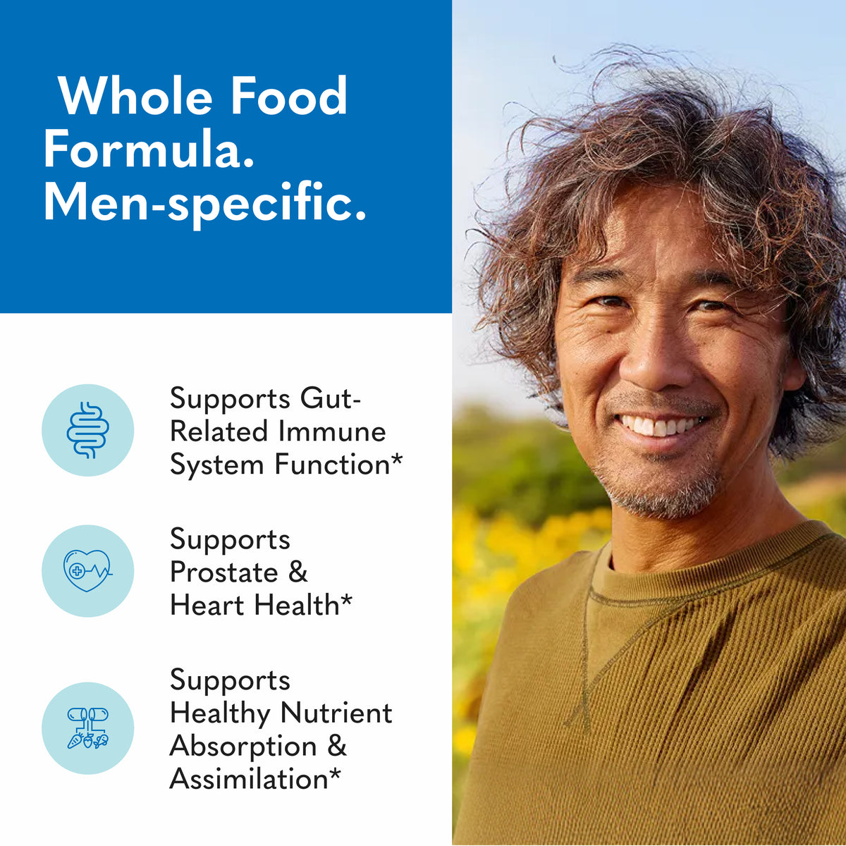 Garden of Life Raw Probiotics Men 50 & Wiser - Key Benefits
