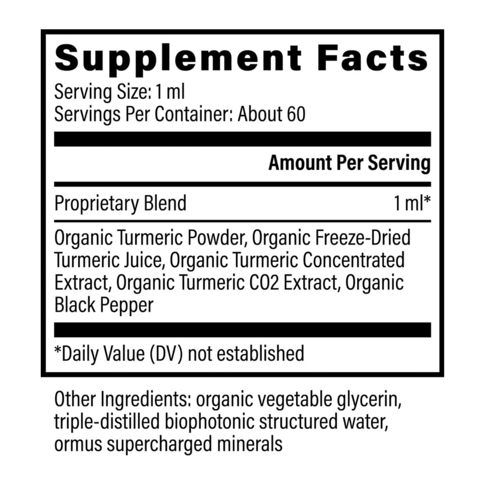 Global Healing Organic Liquid Turmeric