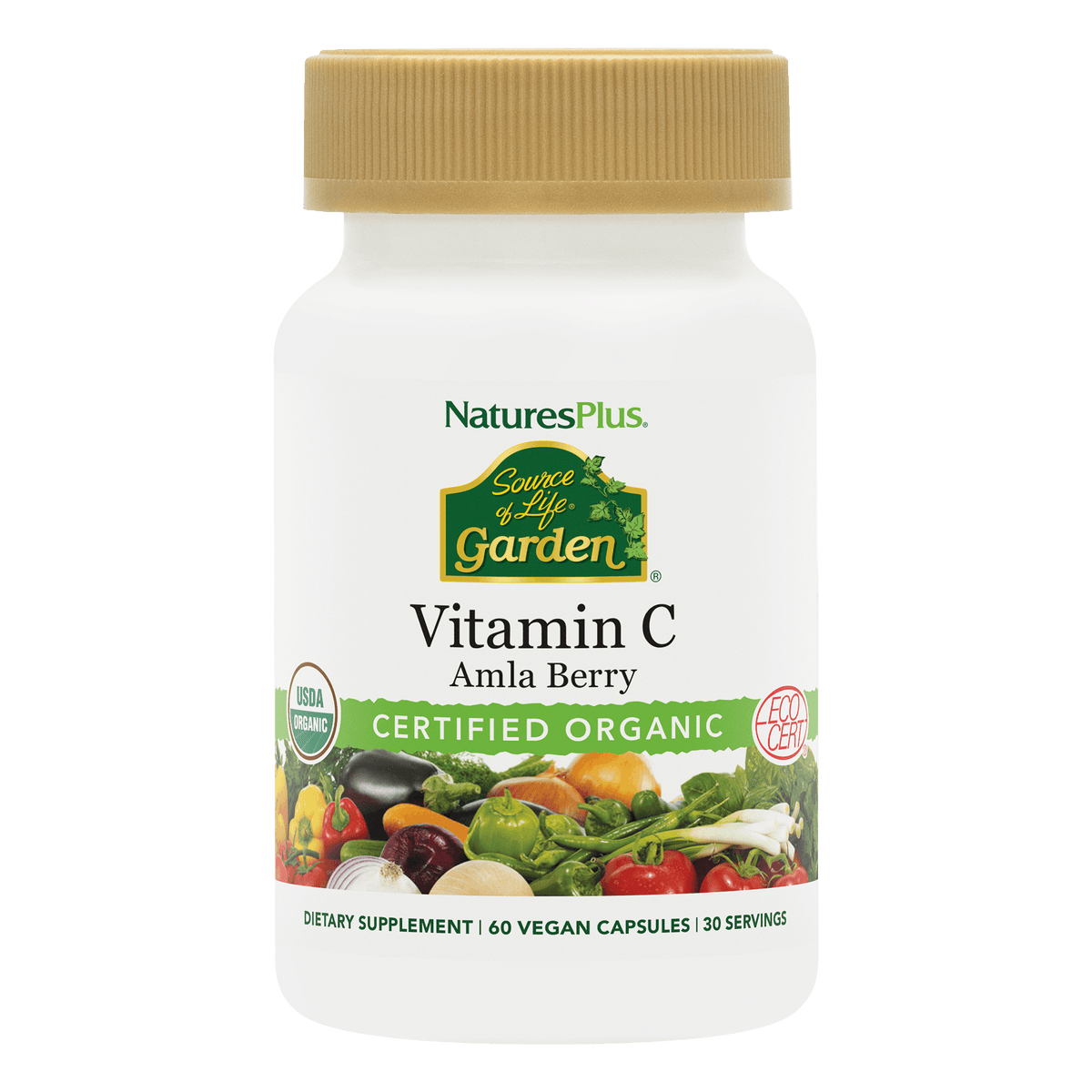 Nature's Plus Source of Life® Garden Vitamin C 500 mg Capsules