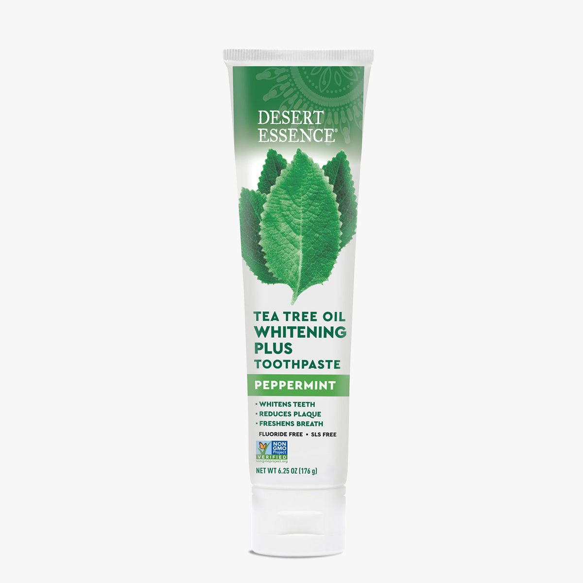 Desert Essence Tea Tree Oil Whitening Plus Toothpaste - Peppermint