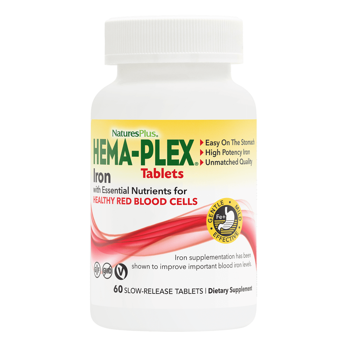 Nature's Plus HEMA-PLEX® Slow-Release Tablets