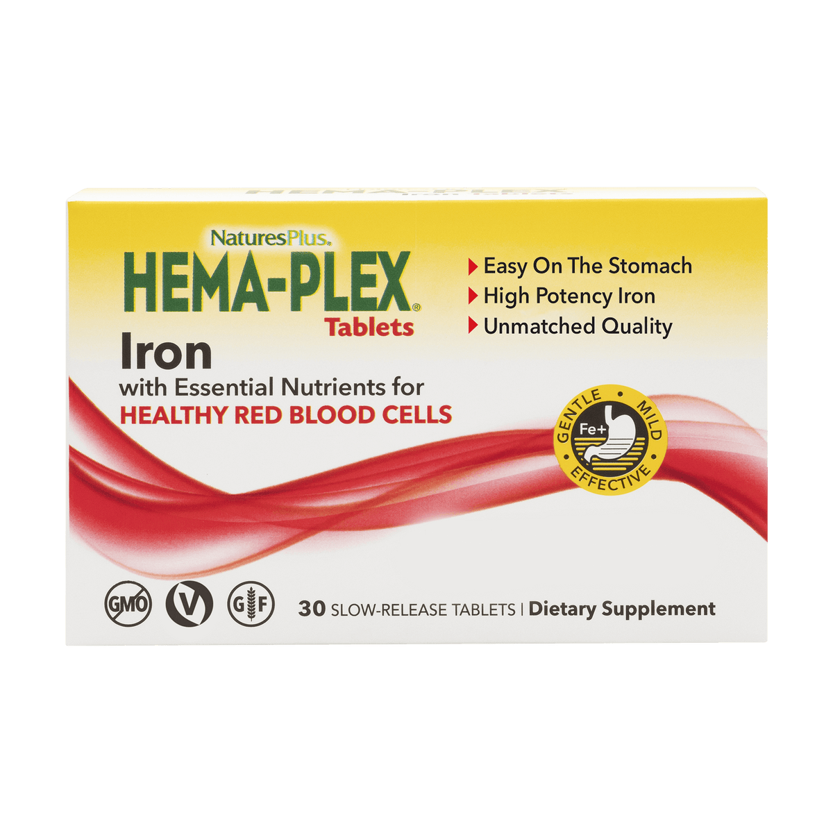 Nature's Plus HEMA-PLEX® Slow-Release Tablets
