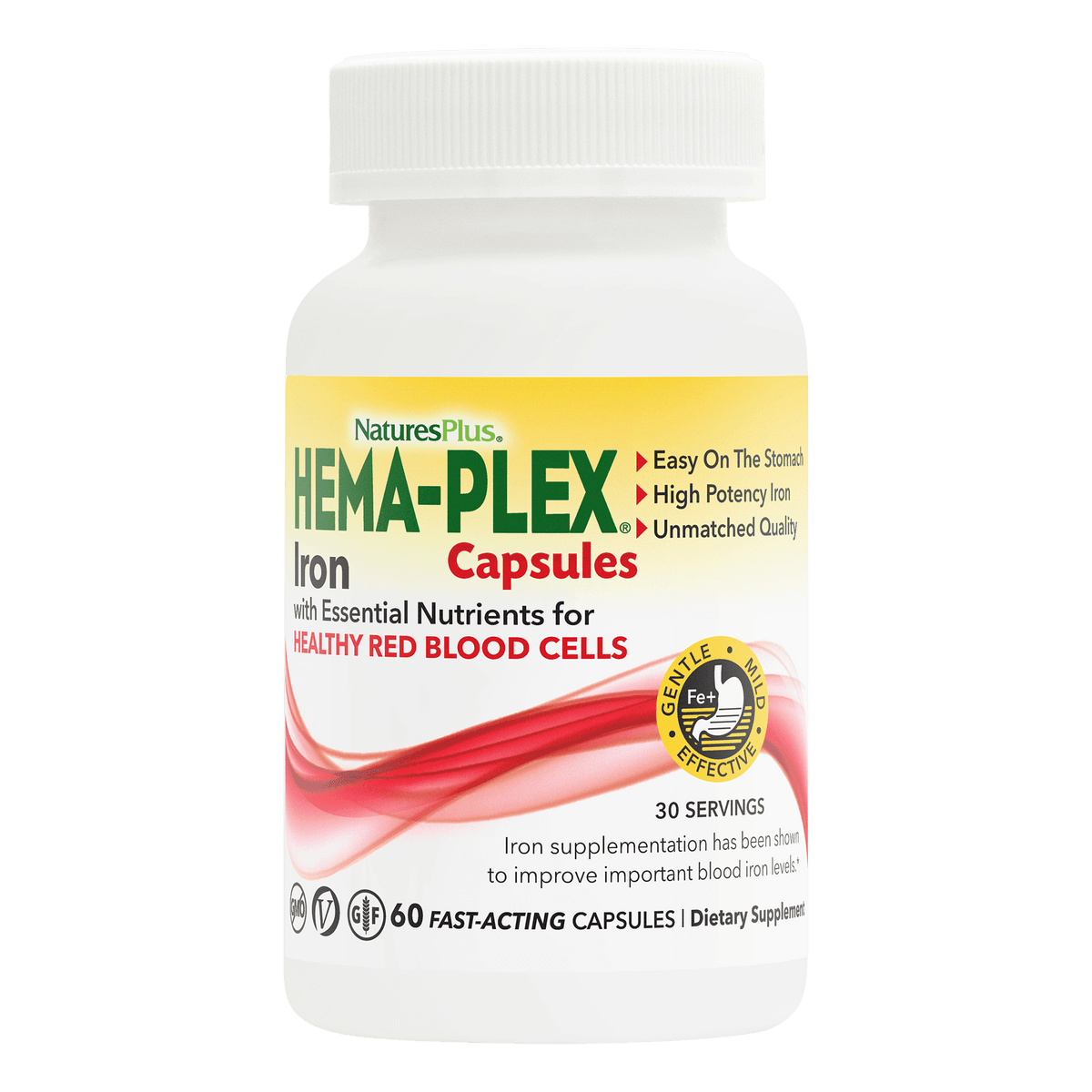 Nature's Plus HEMA-PLEX® Iron Capsules