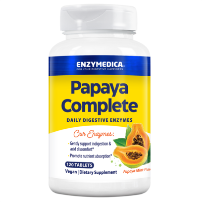 Enzymedica Papaya Complete Chewable Enzymes - Papaya Mint - additional view 1