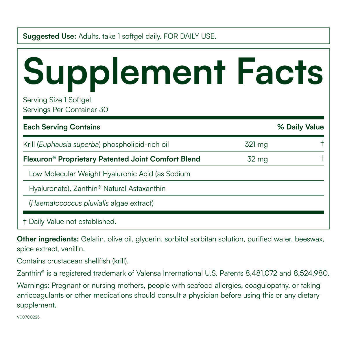 Flexuron® - Supplement Facts