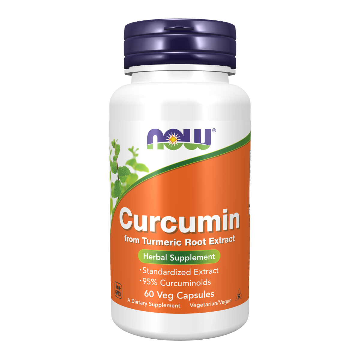 NOW Foods Curcumin Extract 95% 665mg - 60 Vegetable Capsules