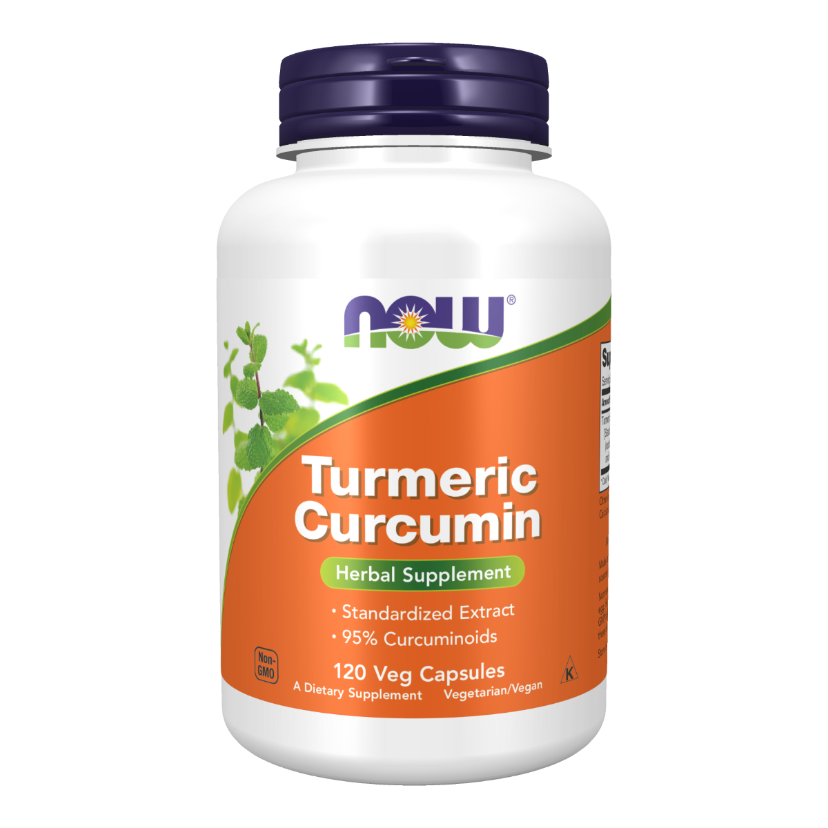 NOW Foods Curcumin Extract 95% 665mg - 120 Vegetable Capsules