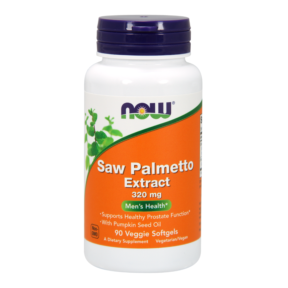 NOW Foods Saw Palmetto 320mg - 90 Vegetable Softgels