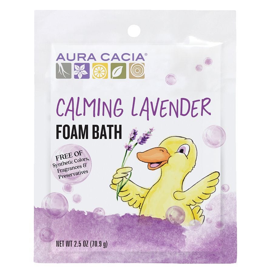 Calming Lavender Kids Foam Bath 2.5 oz