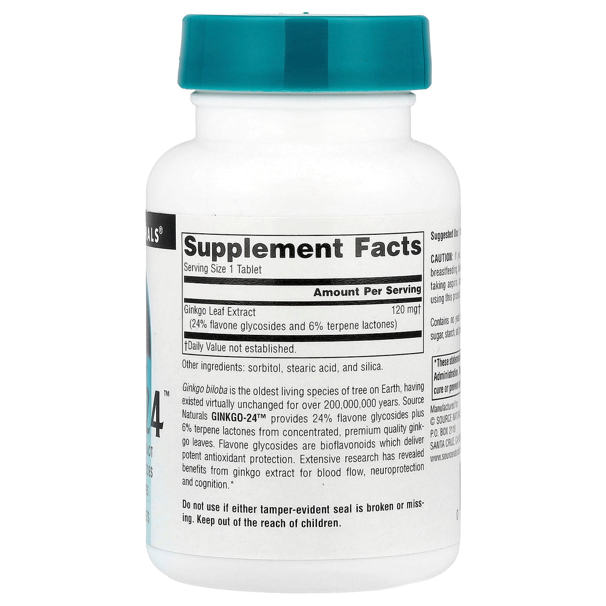 Source Naturals Ginkgo-24 120 mg - additional view 1