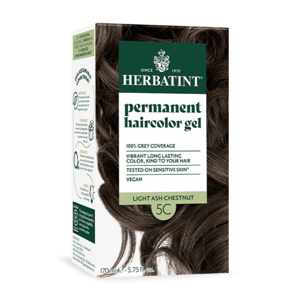 Herbatint Permanent Haircolor Gel 5C Light Ash Chestnut