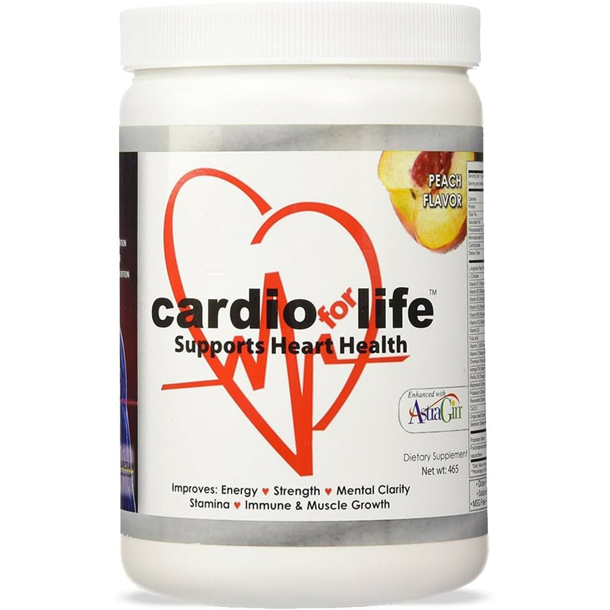 Health Guardian Cardio for Life L-Arginine Powder - Peach