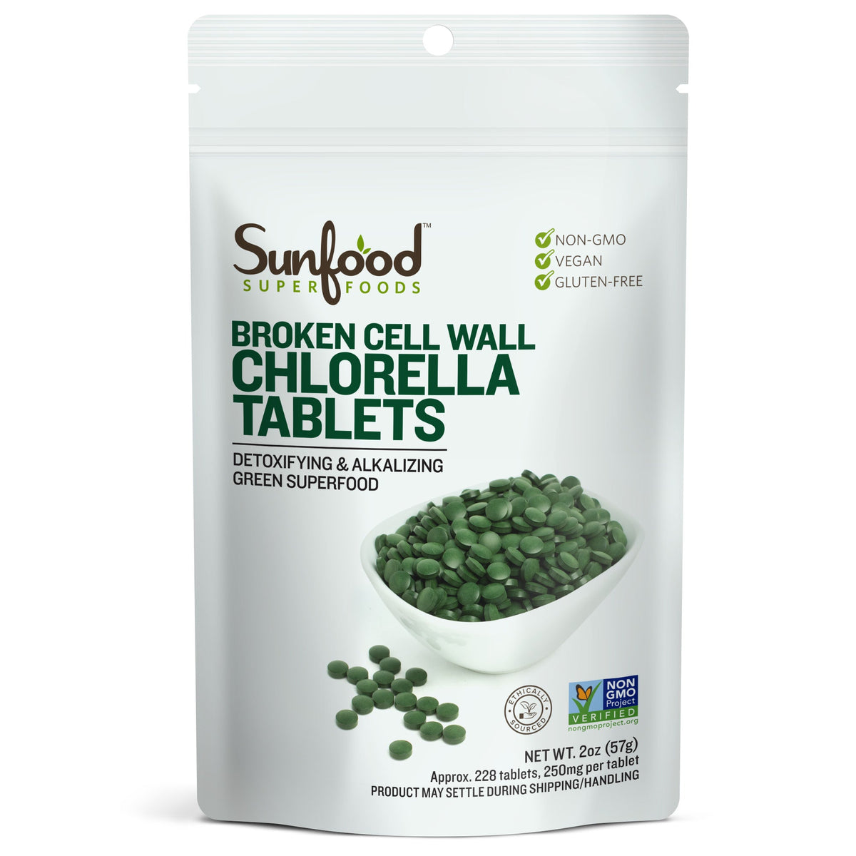 Chlorella Tablets - Front