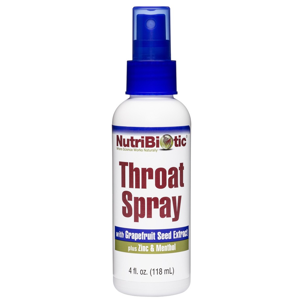 NutriBiotic Throat Spray with Zinc & GSE