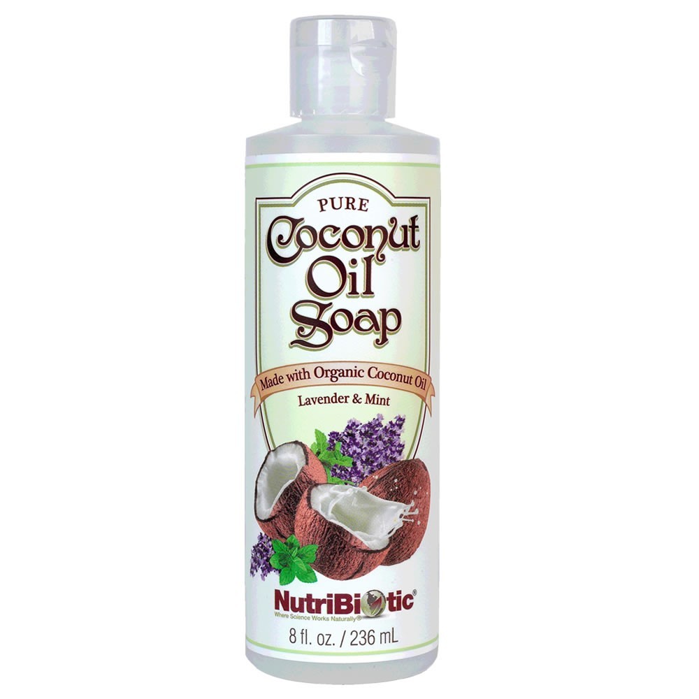 NutriBiotic Pure Coconut Oil Soap, Lavender & Mint