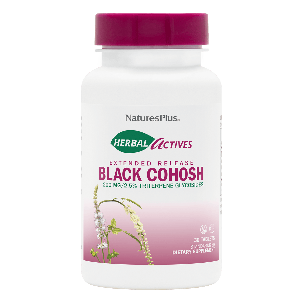 Nature's Plus Herbal Actives® Black Cohosh Extended Release Tablets