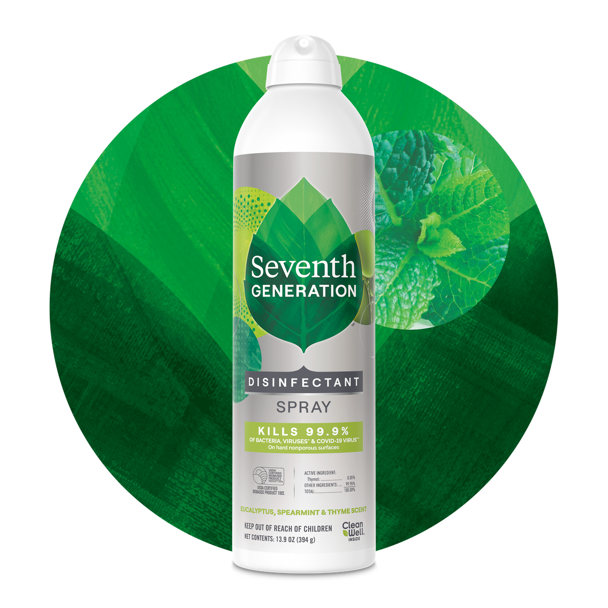 Seventh Generation Disinfectant Spray - Eucalyptus, Spearmint & Thyme