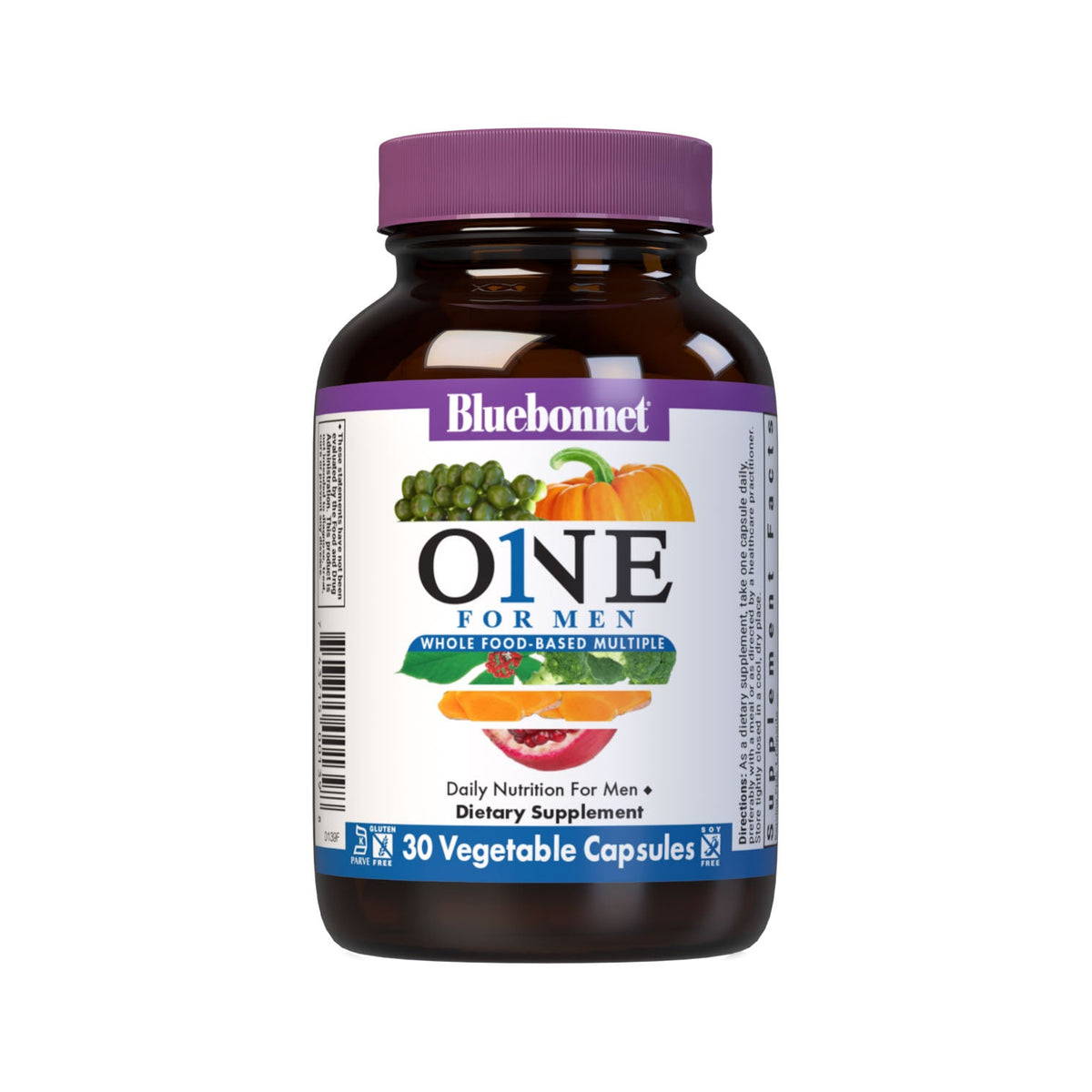 Bluebonnet Men's One Whole Food-Based Multiple