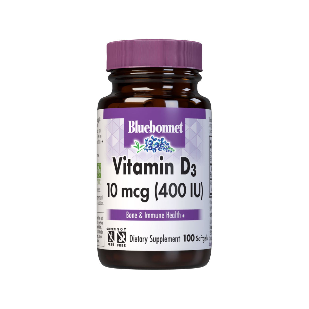 Bluebonnet Vitamin D3 400IU
