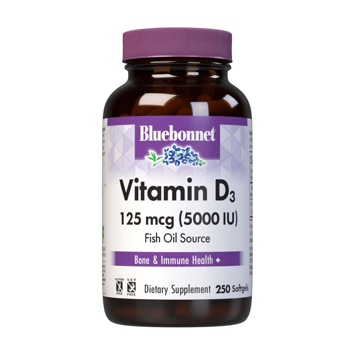 Bluebonnet Vitamin D3 5000IU From Fish