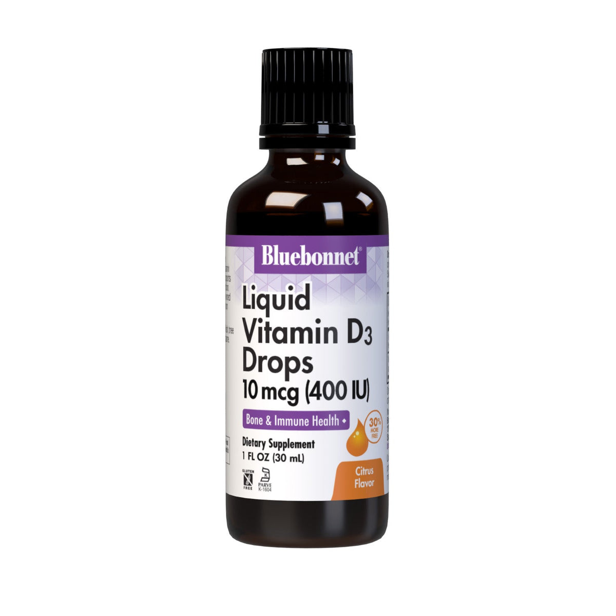 Bluebonnet Liquid Vitamin D3 Drops 400IU