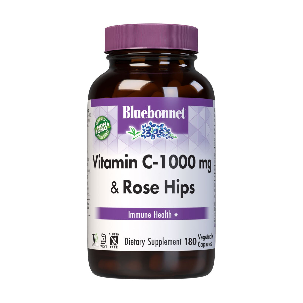 Bluebonnet Vitamin C-1000mg & Rose Hips